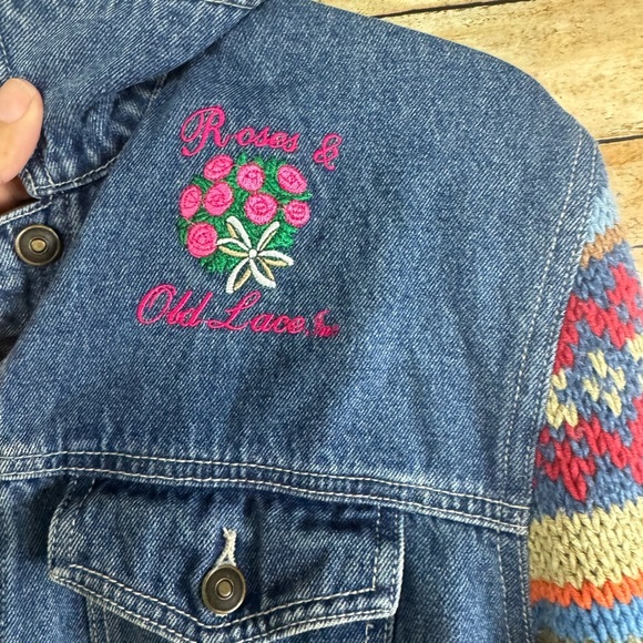 ⬇️ David Brooks Denim and Sweater Knit Jacket - Picture 5 of 6